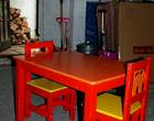 Freecycle IKEA children's table and 2 chairs
