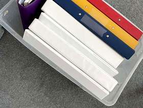 Freecycle File binders and filofax