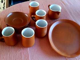 Freecycle Honiton Pottery Coffee Set