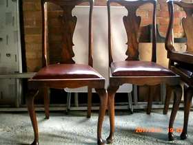 Freecycle Six Queen Ann style dining chairs