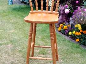 Freecycle Pine bar stools