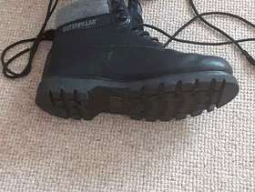 Freecycle Men’s Black Leather Caterpillar Boots
