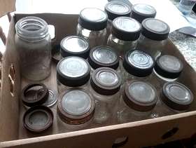 Freecycle Old preserving jars