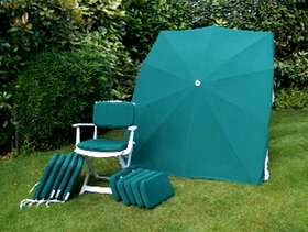 Freecycle 6 Sets of cushions and garden umbrella