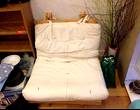 Freecycle Single pine futon