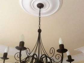 Freecycle 5 arm chandelier pendant light